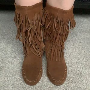 Fringe boots size 8